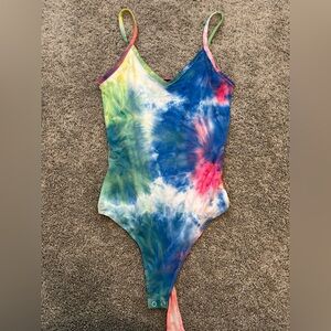Tie dye bodysuit